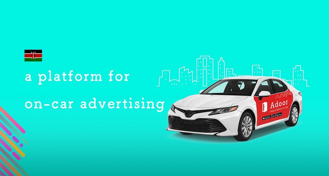 Adoor - A On-Vehicle Ads Startup in  Kenya cover