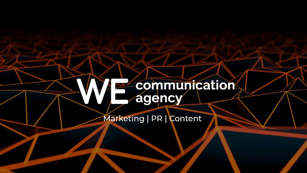 WE Communication Agency cover