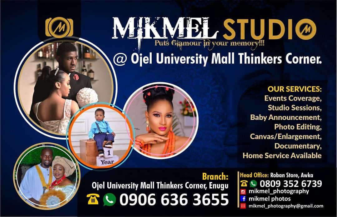 Mikmel Photo Studio Enugu cover