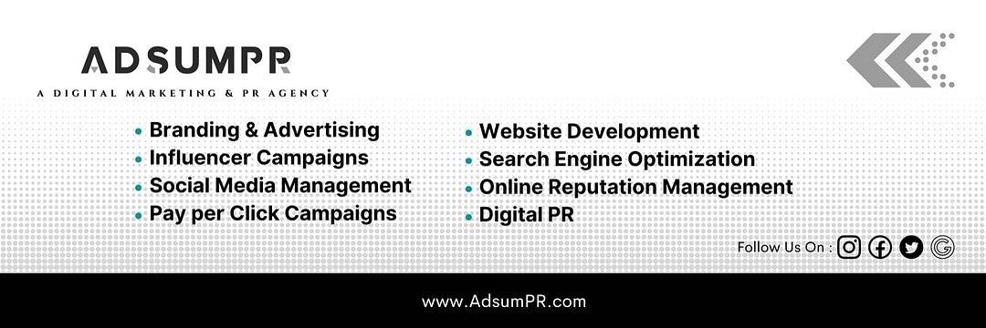 AdsumPR Digital Solutions cover