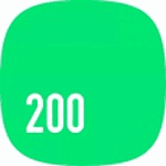 200 apps logo