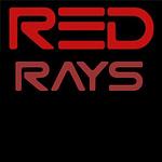 Red rays 3d logo