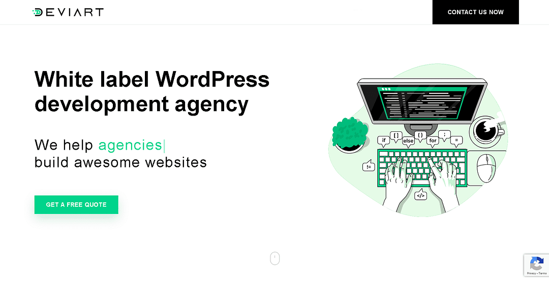 Deviart - White Label WordPress Development Agency cover