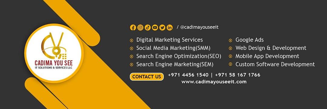 Cadima You See IT Solutions - Digital Marketing Agency in Dubai cover