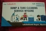 Sump and Tank cleaning services in Mysore