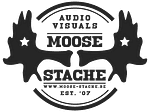 Moose-Stache logo
