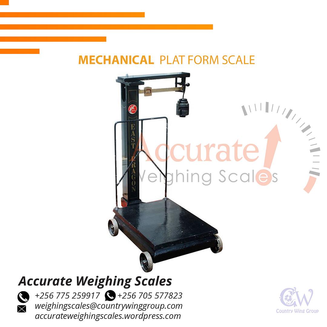 Mechanical steelyard platform scale cover