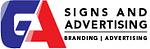 GA SIGNS AND ADVERTISING logo