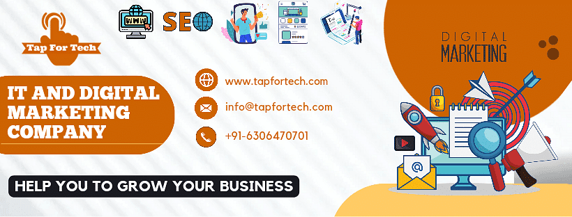 Tap For Tech IT and Digital Marketing Company cover