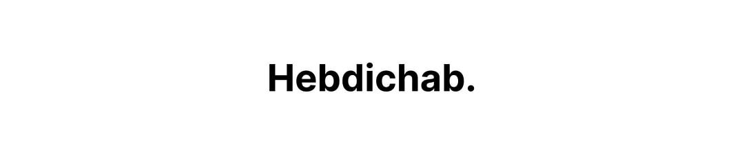 Hebdichab Agency cover