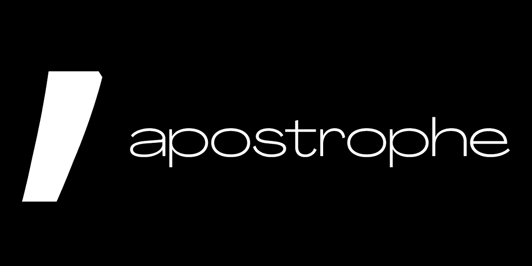Apostrophe cover
