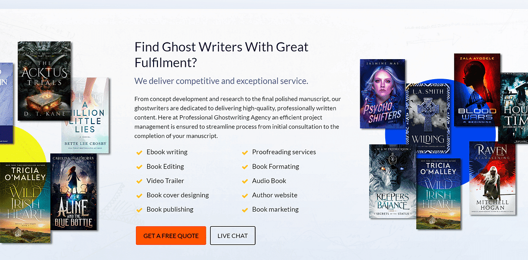 Professional Ghostwriting Services - Ghostwriting Nerds cover