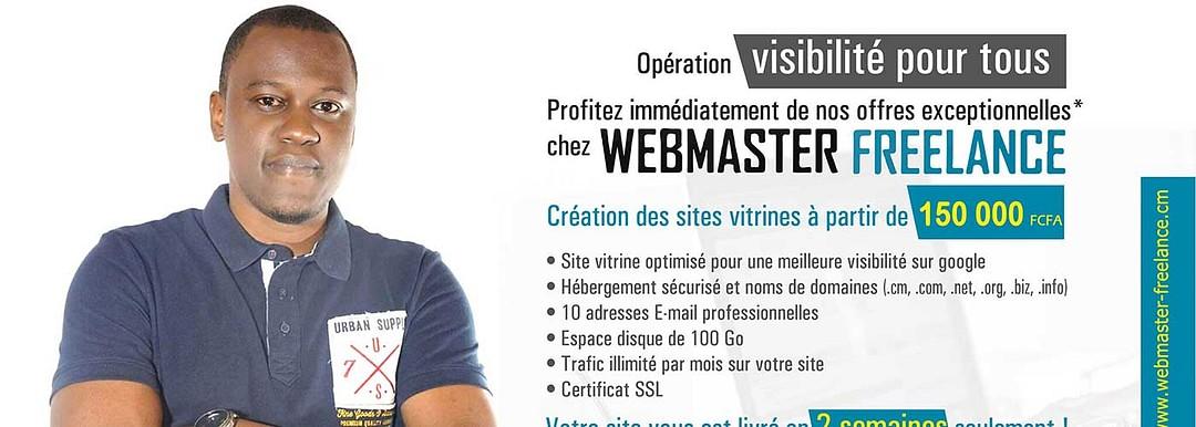 Webmaster Freelance Cameroun cover