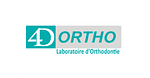 4D ORTHO laboratoire D'orthodontie logo