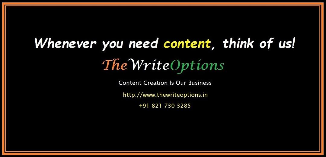 TheWriteOptions cover