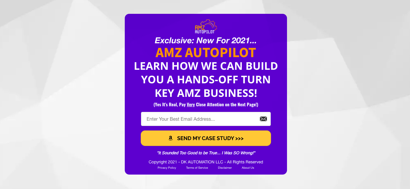 amazon automation homepage
