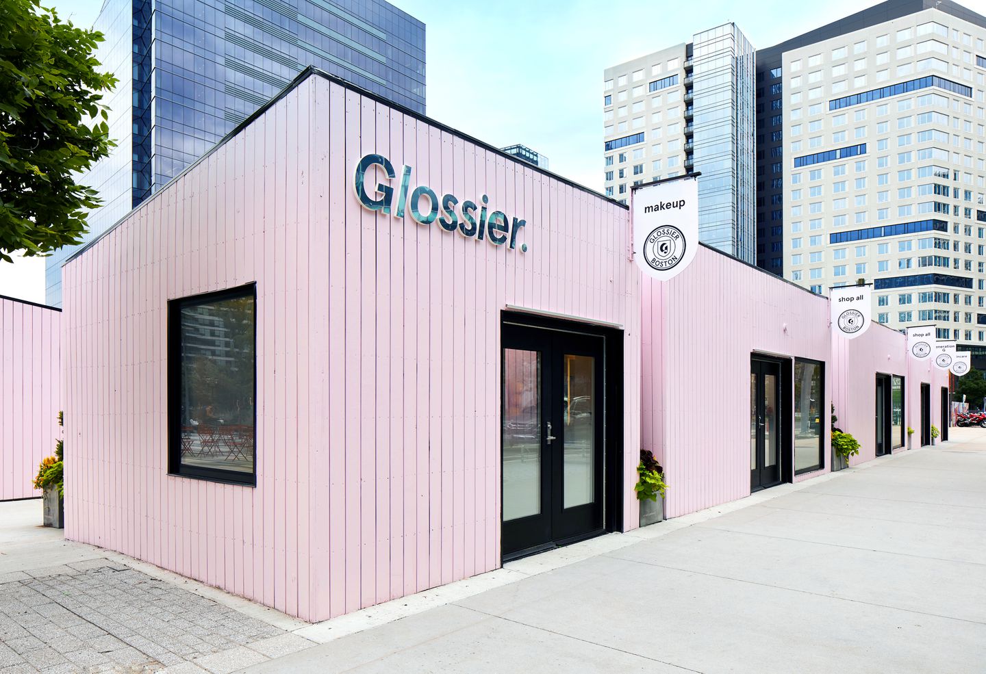 Glossier pop up store