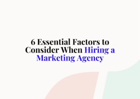 hiring a marketing agency