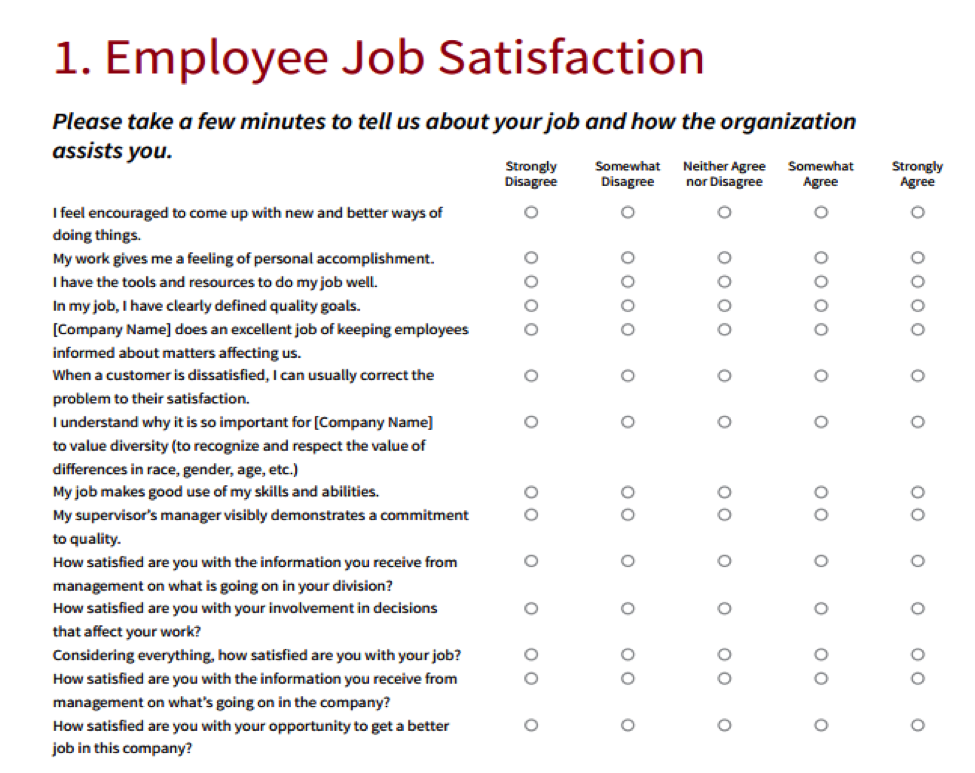 job satisfaction upward communication