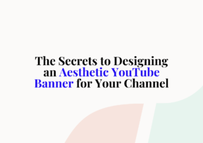 aesthetic youtube banner