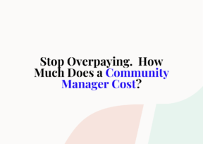 community manager cost
