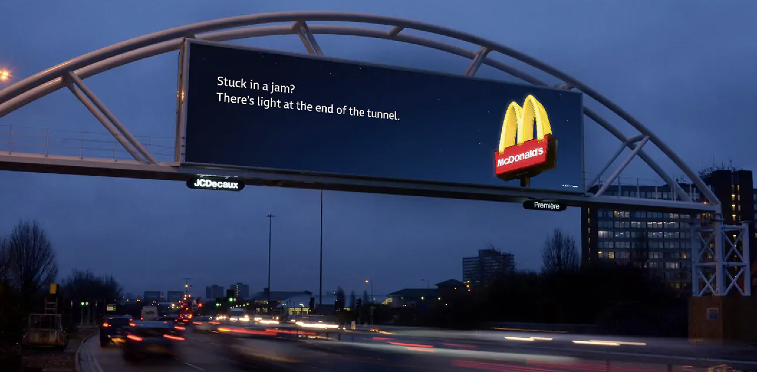 mcdonalds billboard as a restaurant advertisement example