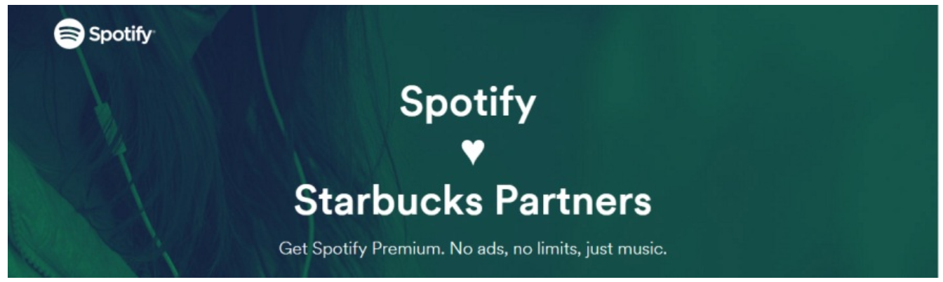Spotify and Starbucks understand the value of partnering to raise awareness