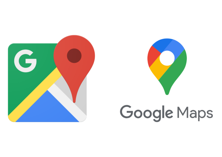 google maps logo evolution