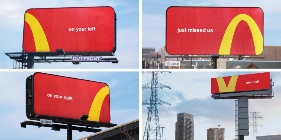 mcdonalds billboard design