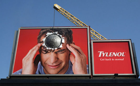 tylenol billboard